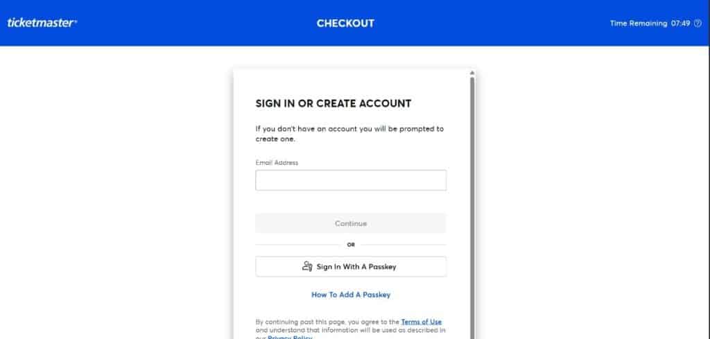 Sign in or Create Account