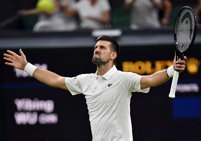 Novak Djokovic in Wimbledon Novak Djokovic in Wimbledon